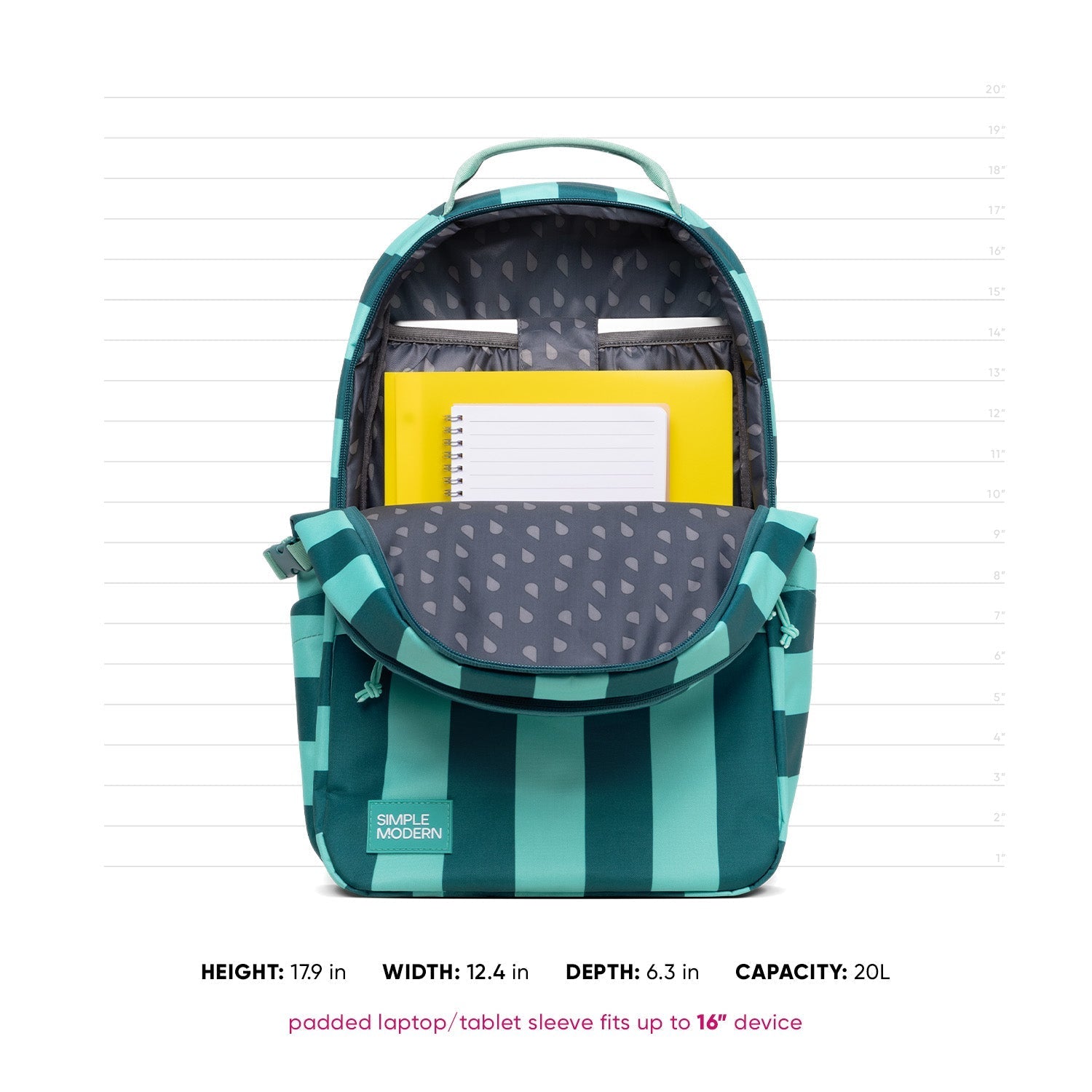 Ellis Backpack 20L - Summer Sky Metallic