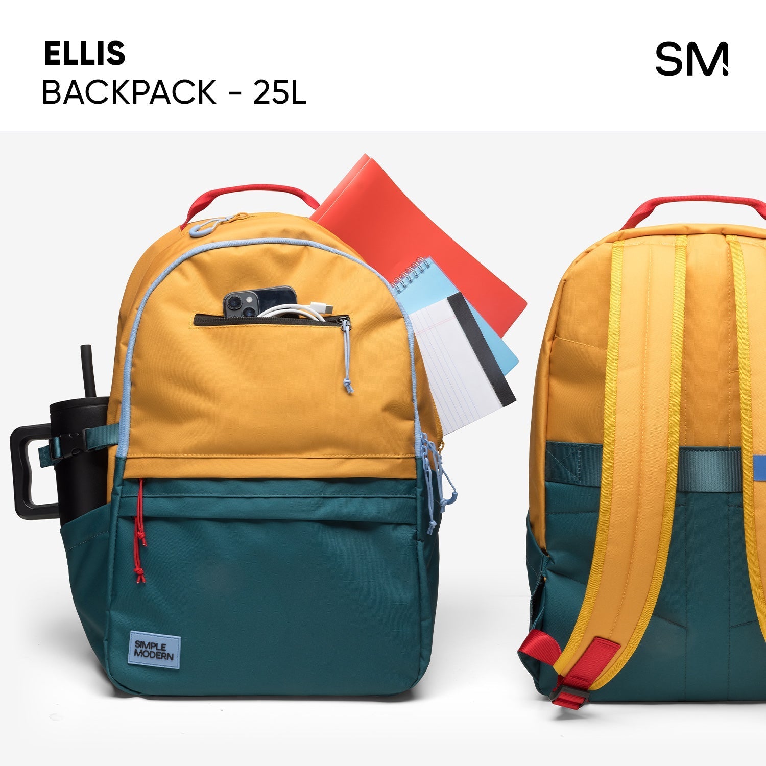 Ellis Backpack 25L - Raspberry Vibes