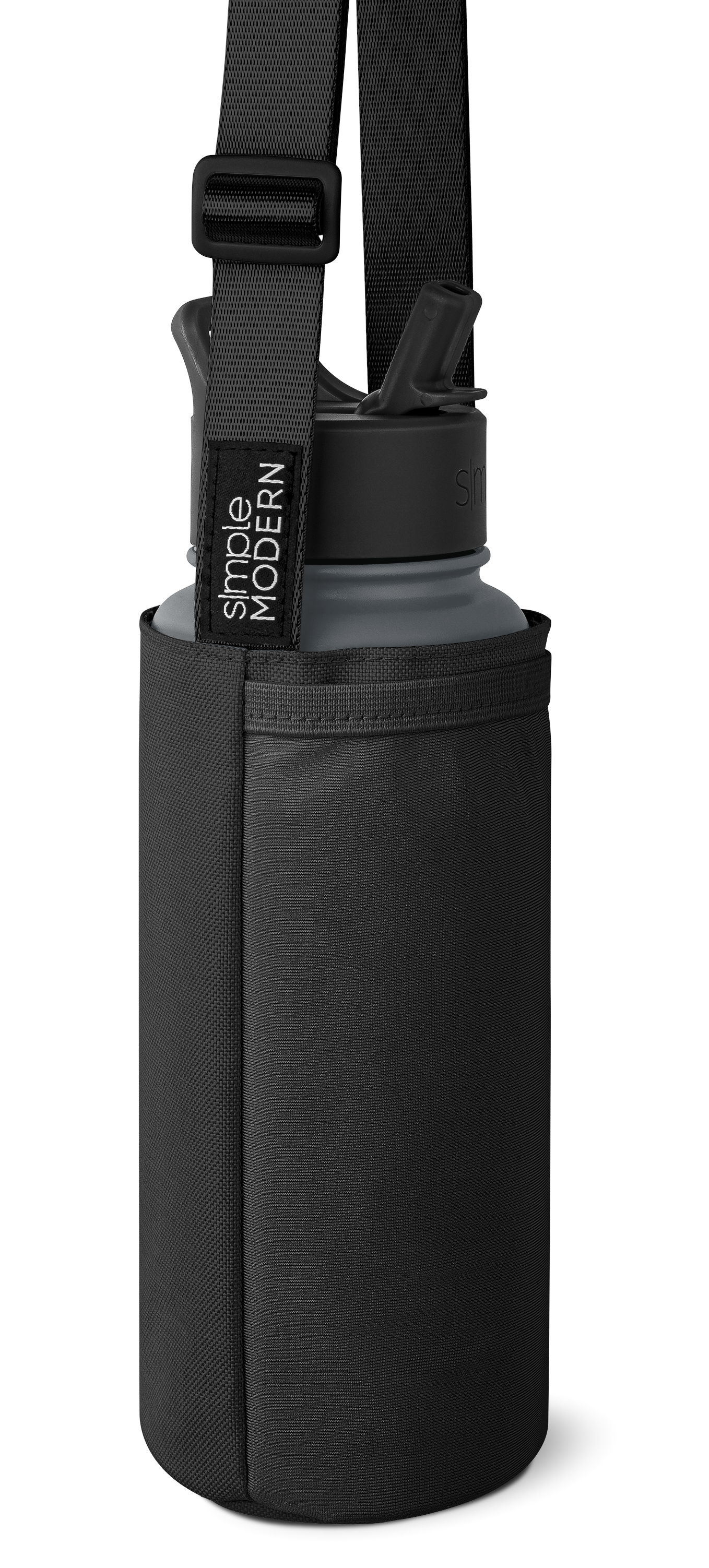 Adventure Water Bottle Sling - Adult - Midnight Black
