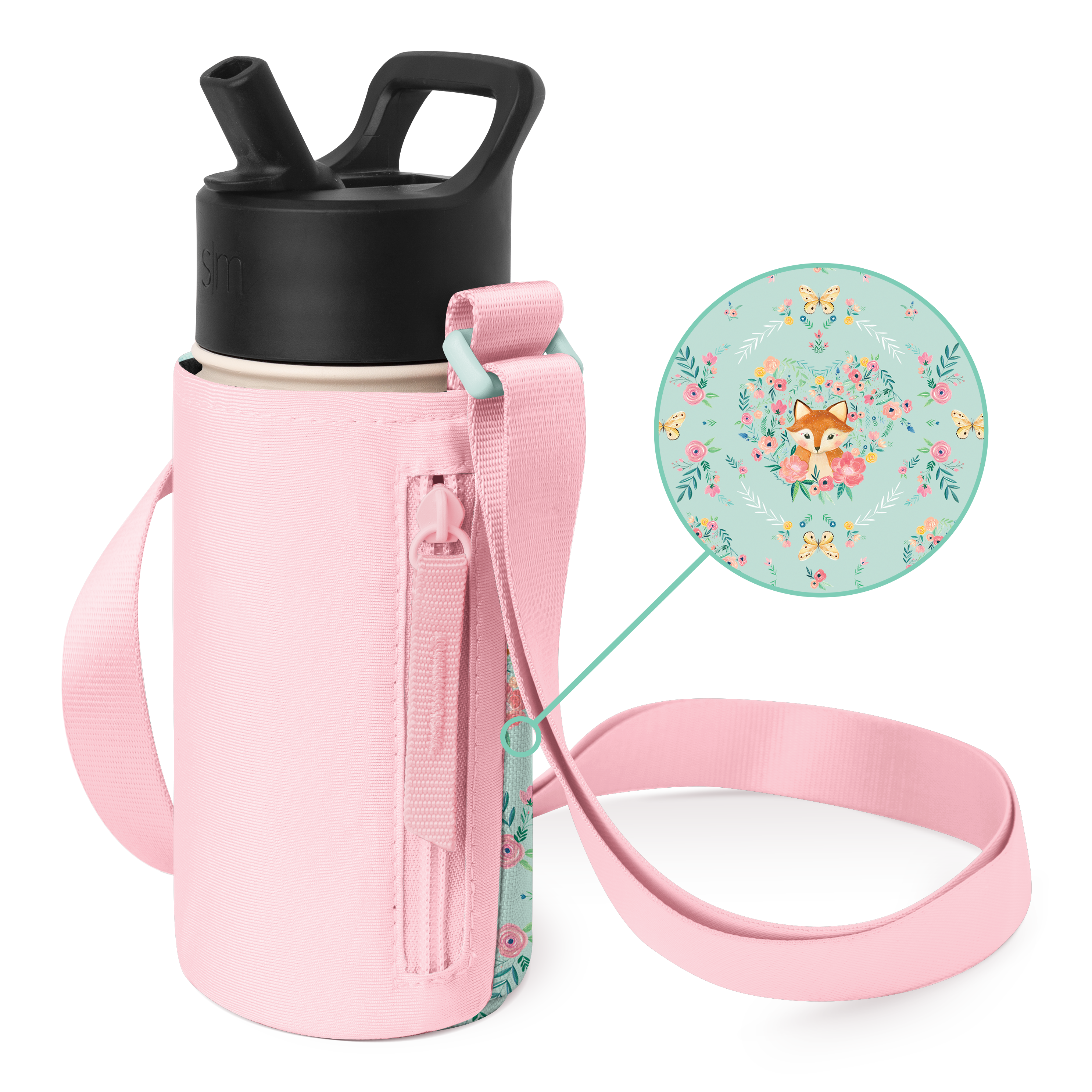 Adventure Water Bottle Sling - Kids - Fox and the Flower