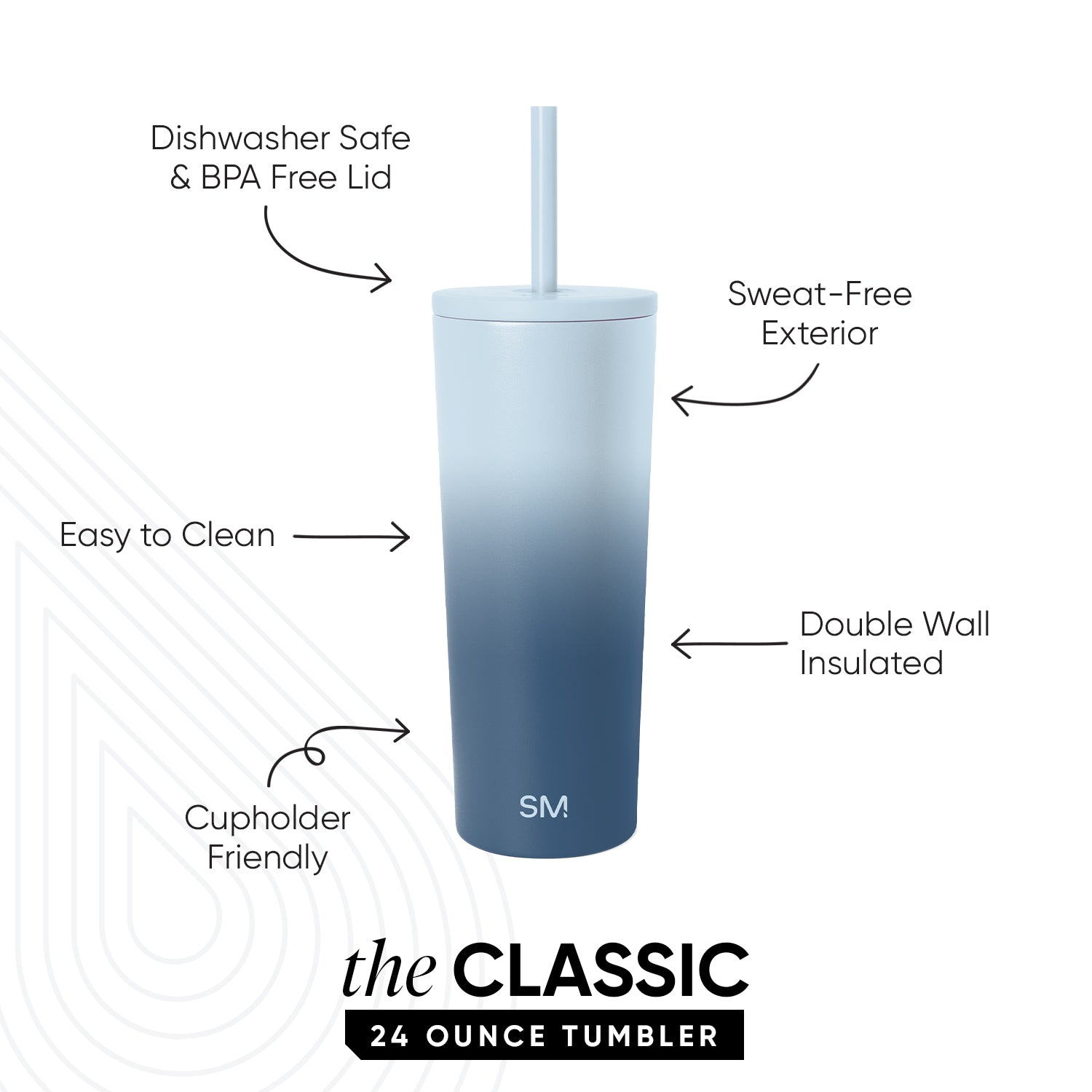 Classic Tumbler - Stormy Skies