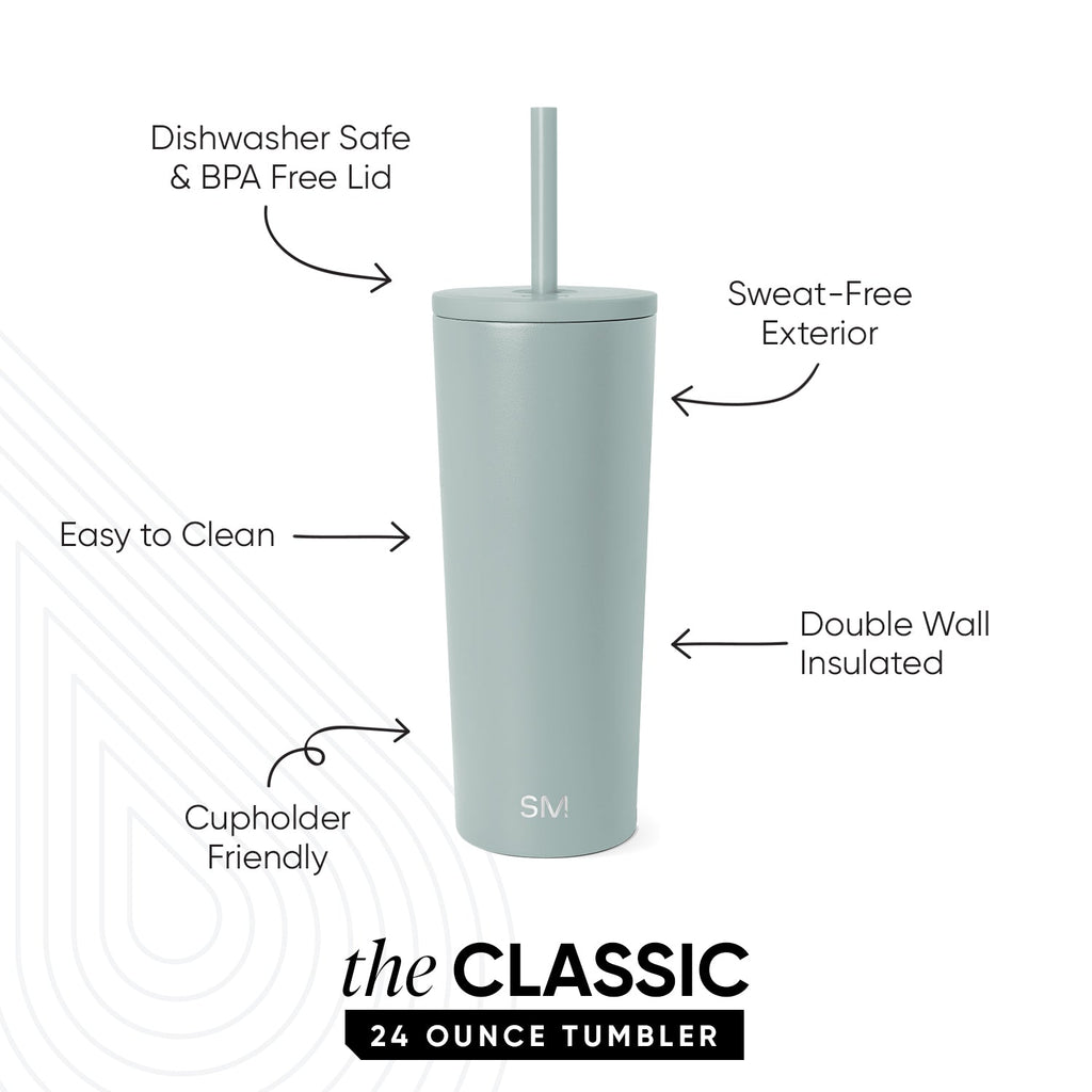 Classic Tumbler - Sea Glass Sage