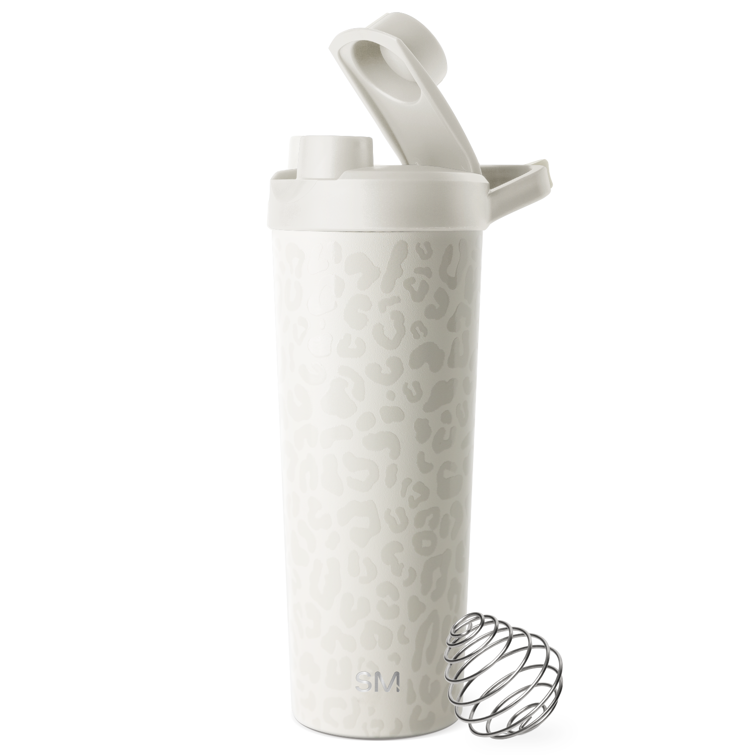 Rally Protein Shaker - Cream Leopard