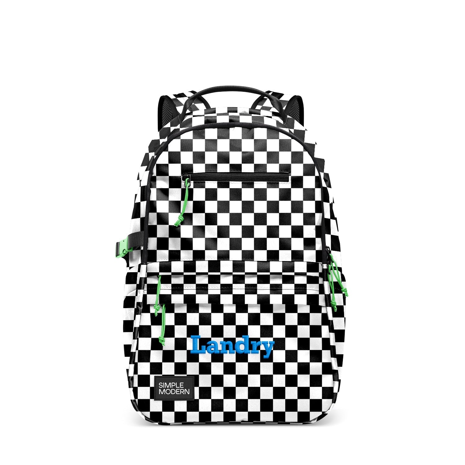 Ellis Backpack 15L - Black and White Checkmate