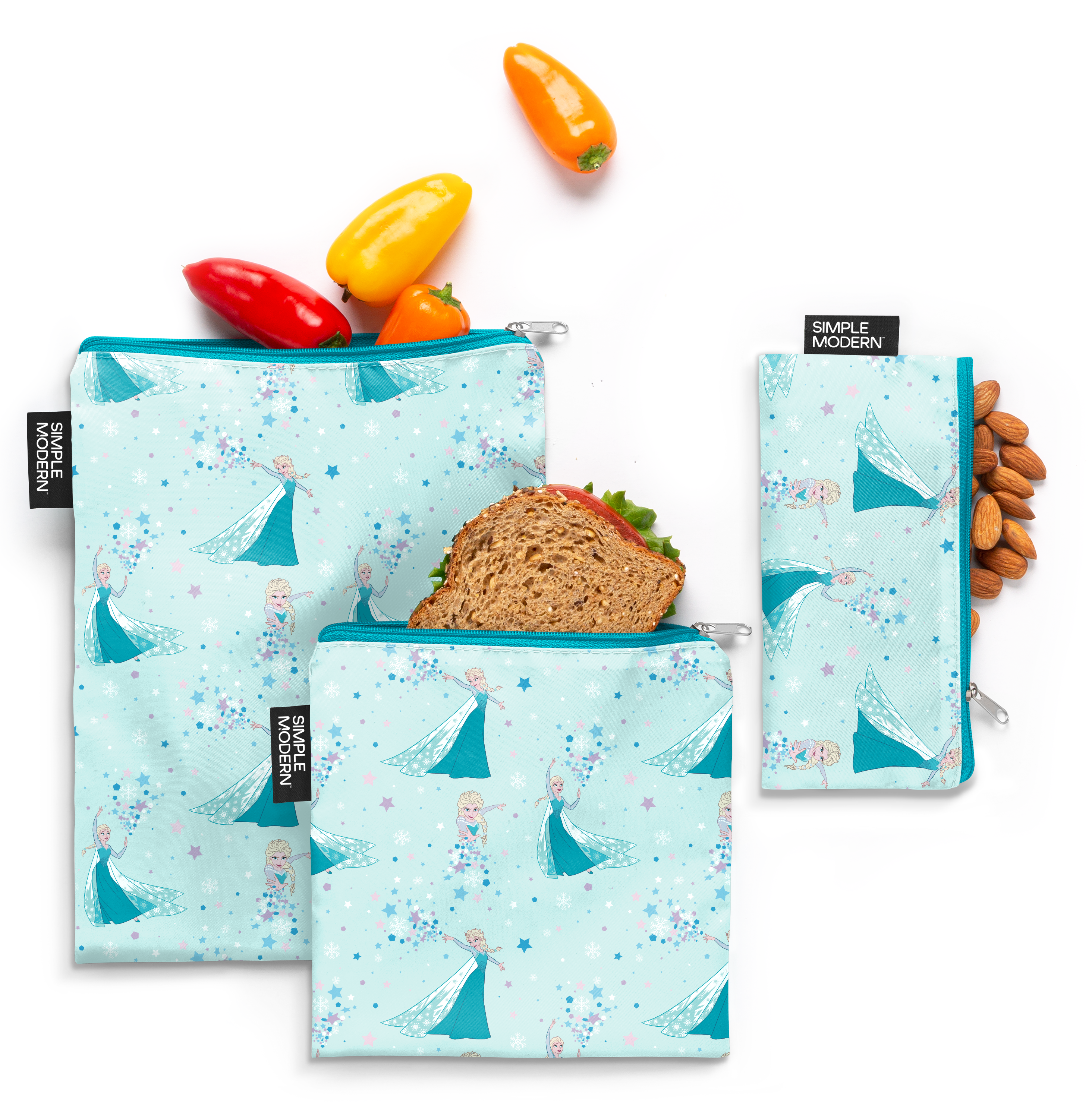 Ellie Snack Bag - Frozen Elsa's Snowflake