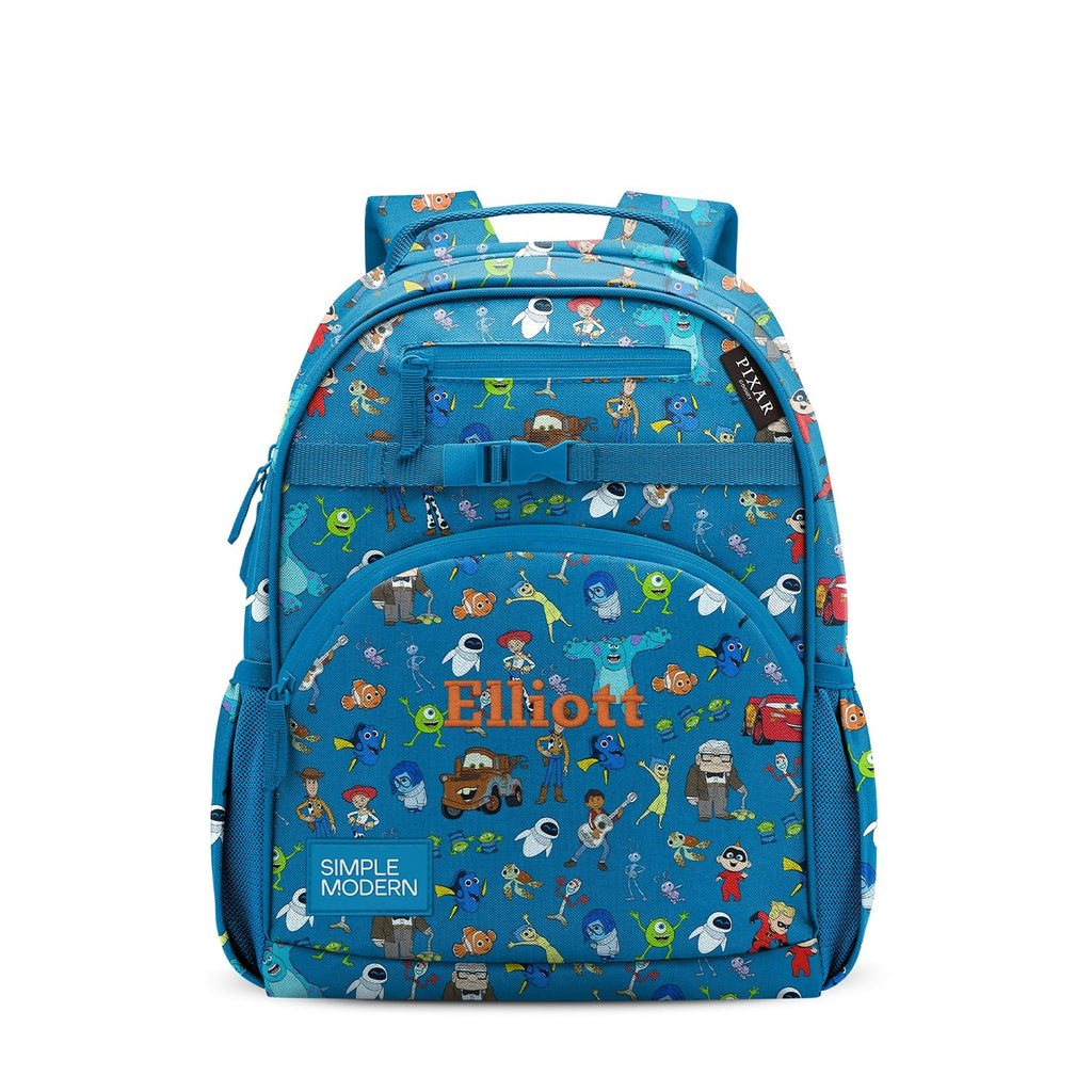 Fletcher Kids' Backpack - Medium - Pixar Mashup on Blue