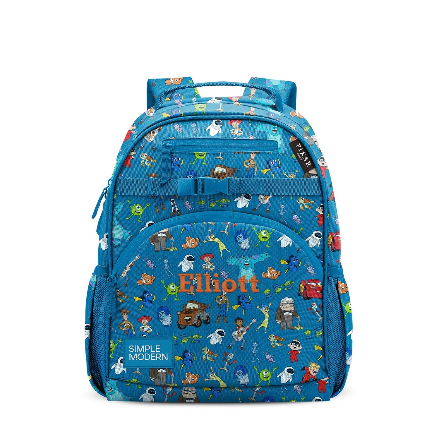 Fletcher Kids' Backpack - Medium - Pixar Mashup on Blue