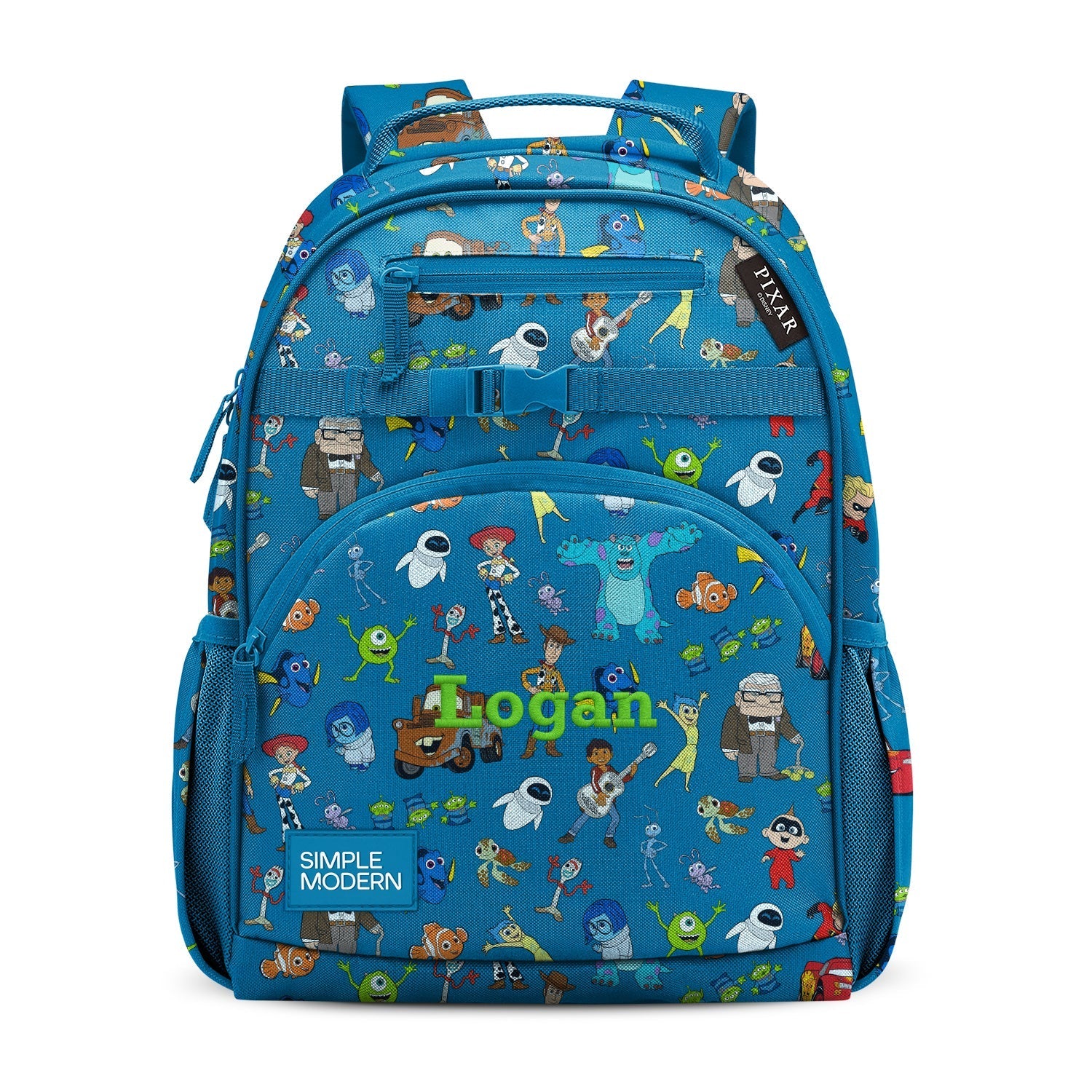 Fletcher Kids' Backpack - Large - Pixar Mashup on Blue