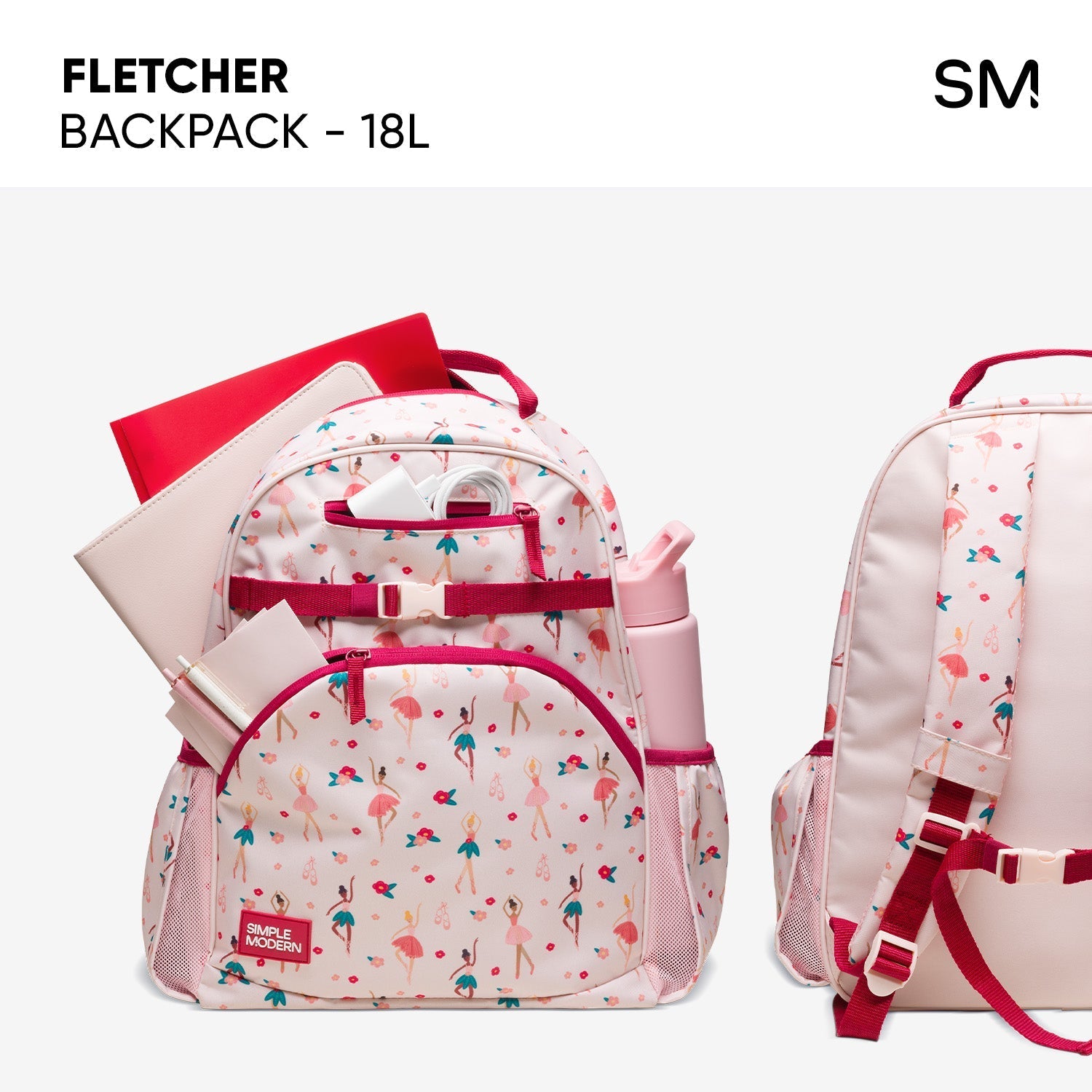 Fletcher Kids' Backpack - Large - Bluey Sky