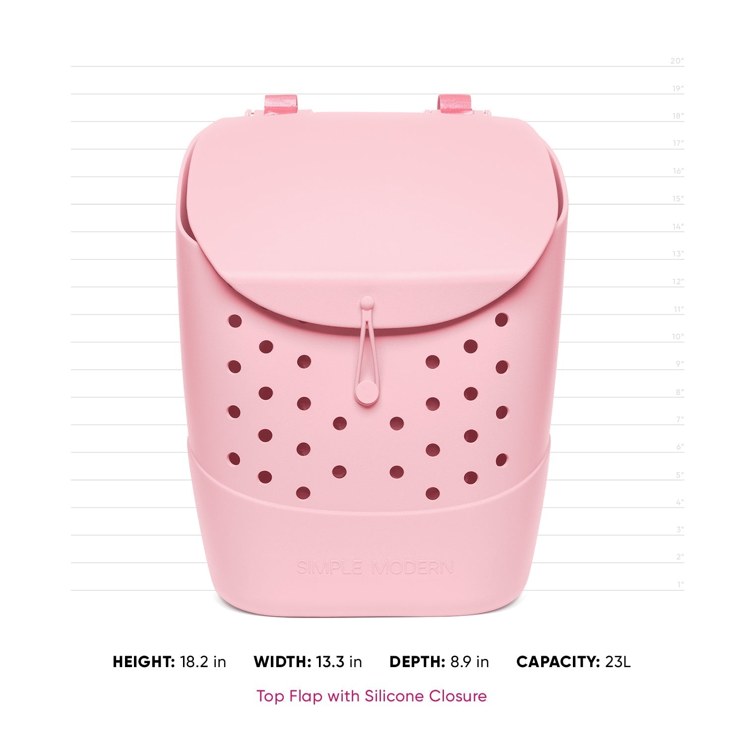 Medium Getaway Backpack - Blush