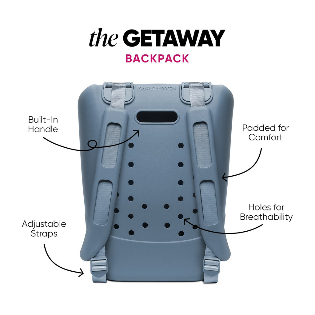 Large Getaway Backpack - Blue Dune