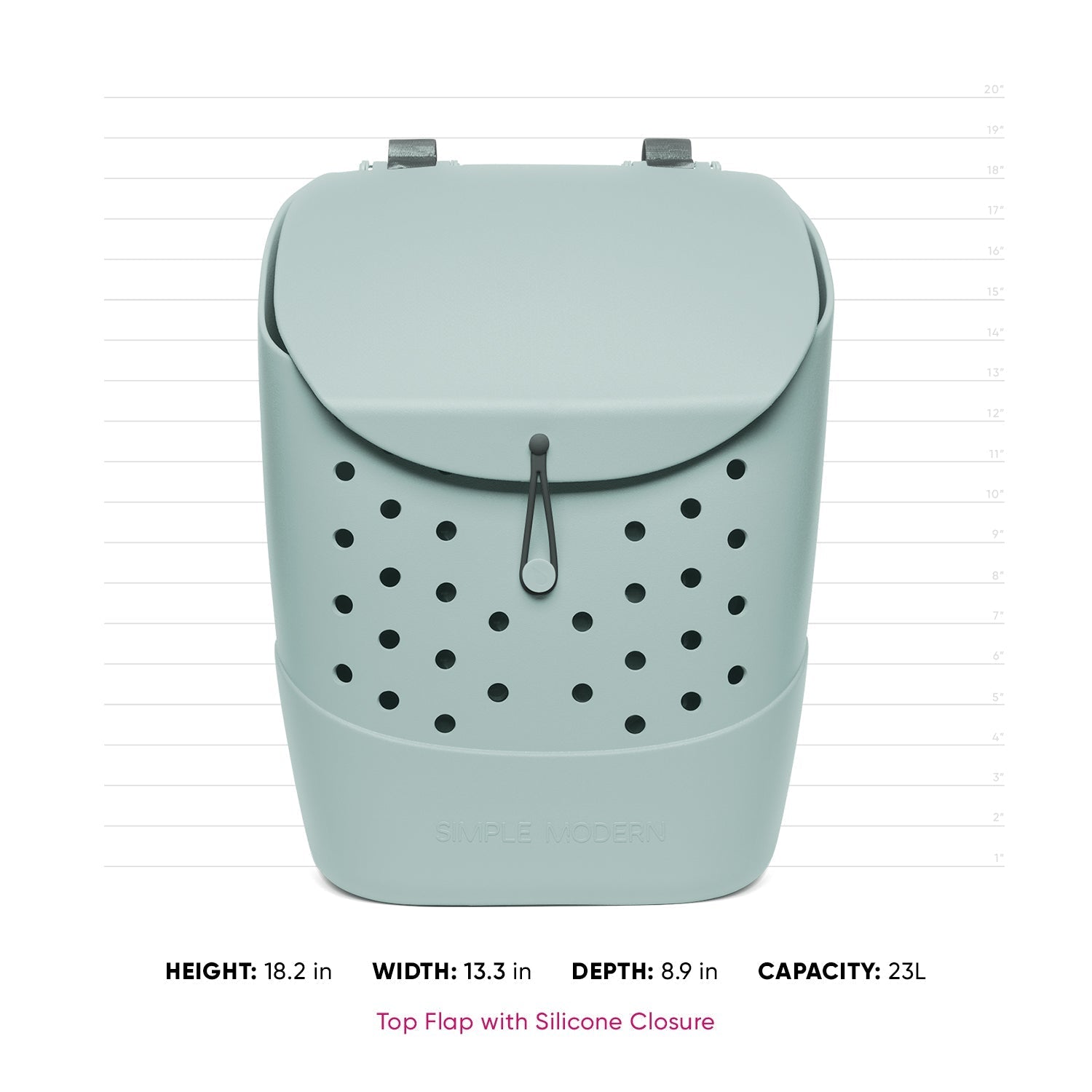 Large Getaway Backpack - Sea Glass Sage