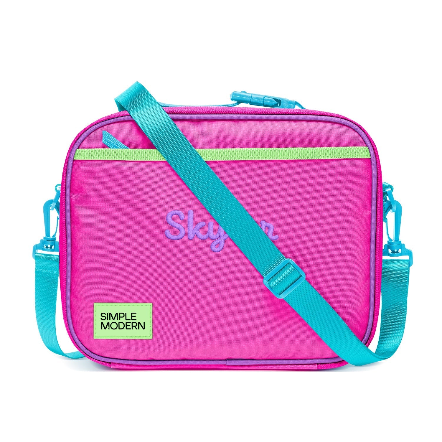 Hadley Lunch Bag with Shoulder Strap - 80s Mix