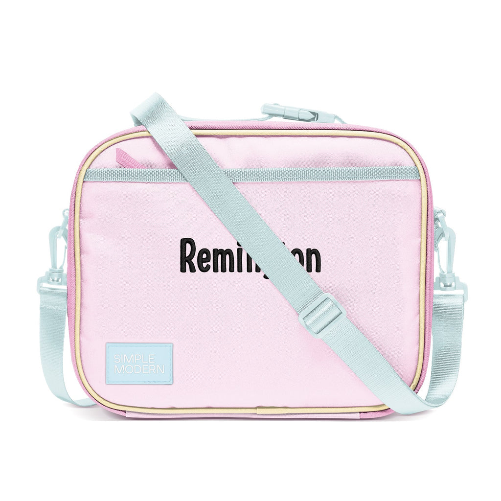 Hadley Lunch Bag with Shoulder Strap - Sherbet