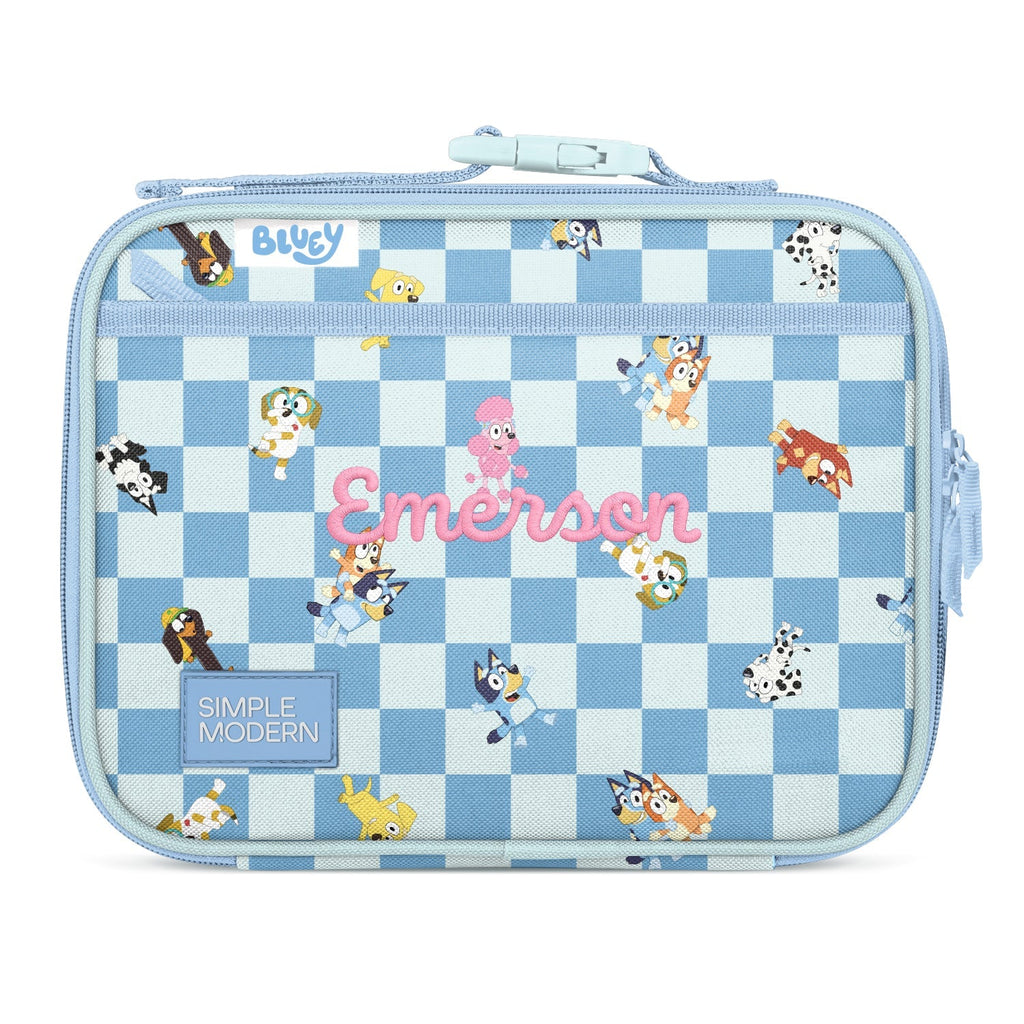 Hadley Lunch Bag - Bluey Checkmate