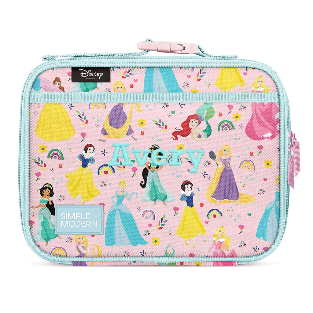Hadley Lunch Bag - Princess Rainbows