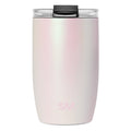 Voyager Tumbler with Clear Flip Lid \u0026 Straw - Coconut Pearl