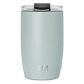 Voyager Tumbler with Clear Flip Lid \u0026 Straw - Sea Glass Sage