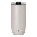 Voyager Tumbler with Clear Flip Lid \u0026 Straw - Almond Birch