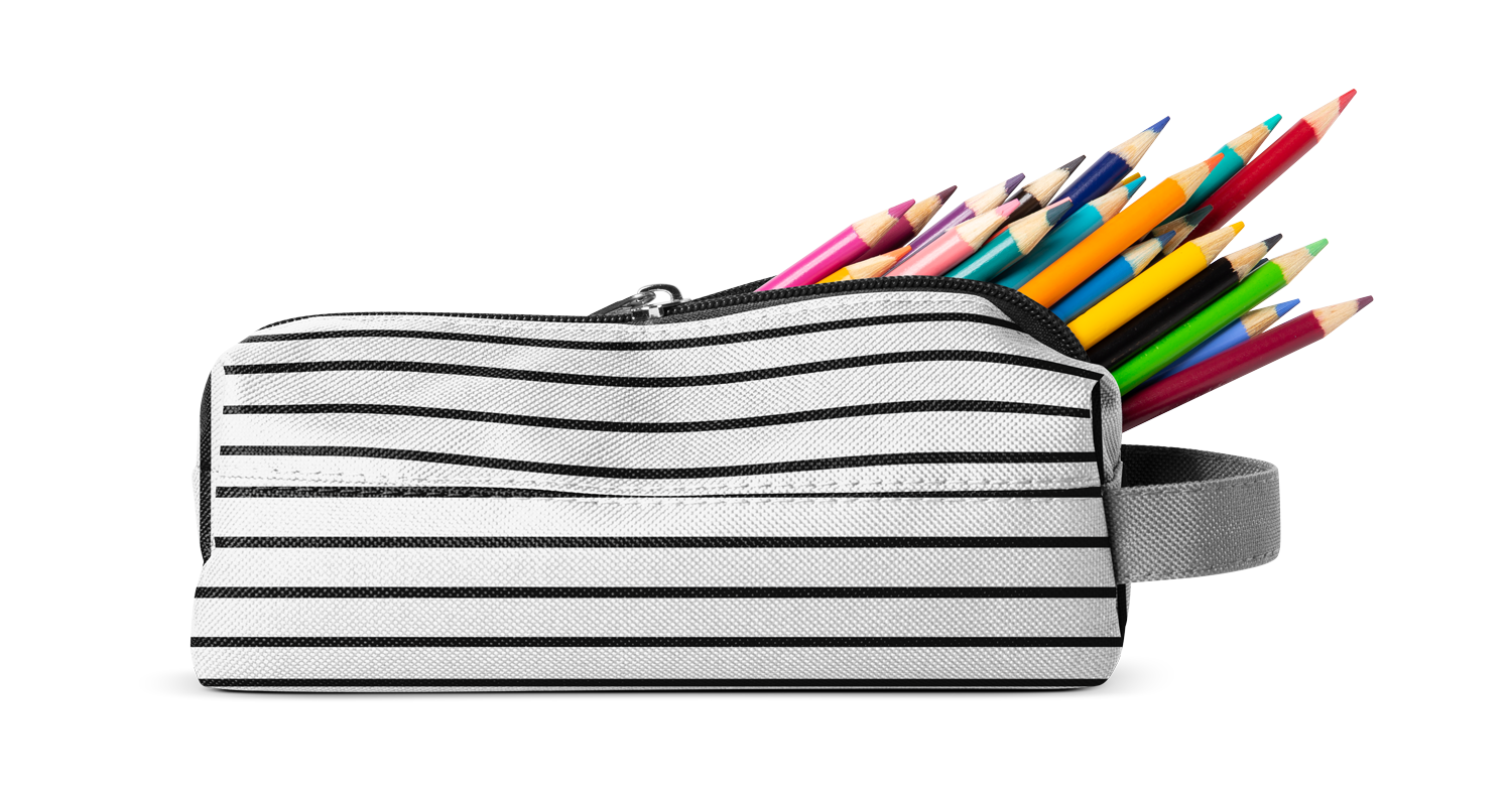Hudson Pencil Bag - Glacier Stripe