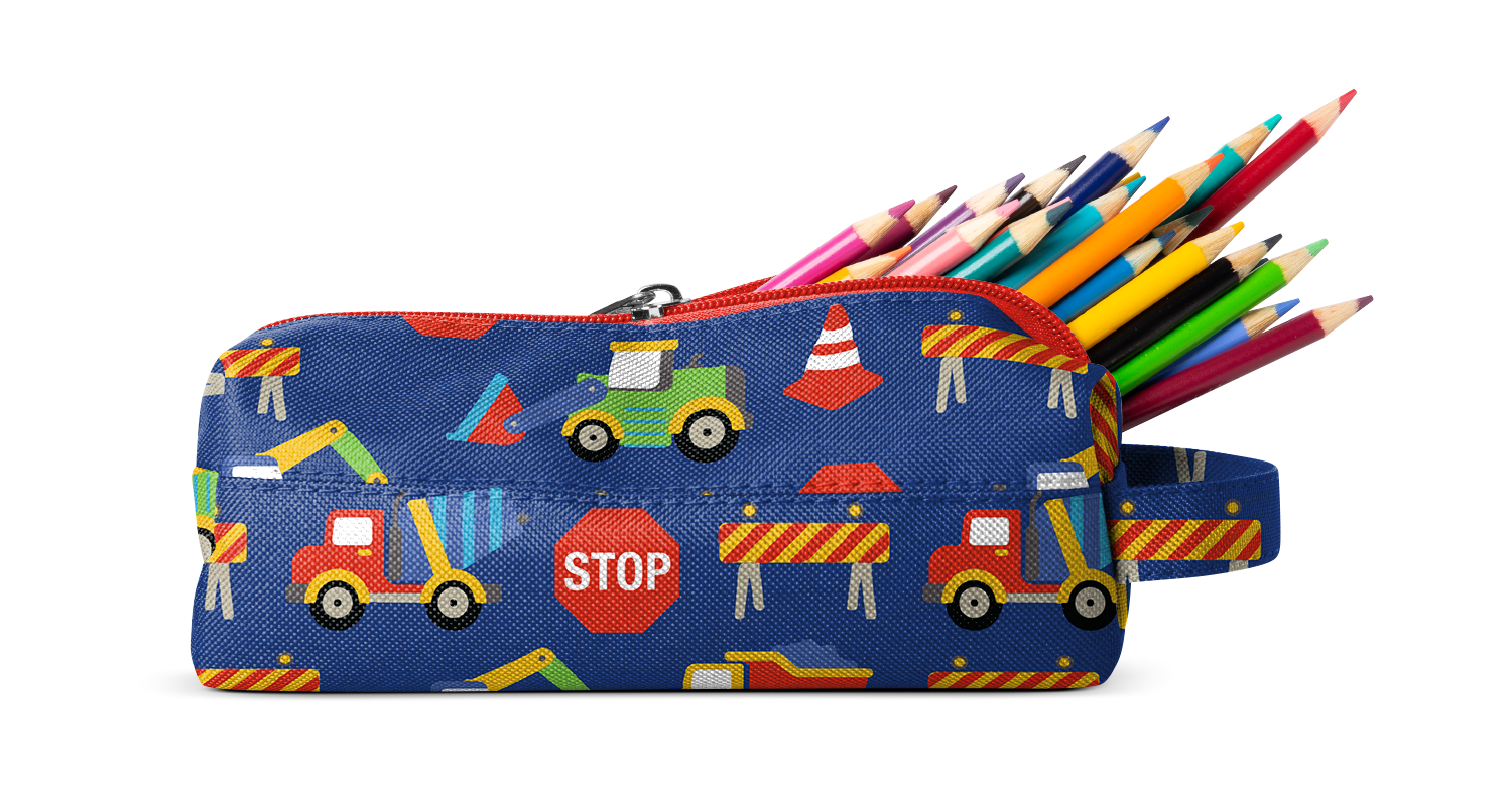 Hudson Pencil Bag - Under Construction