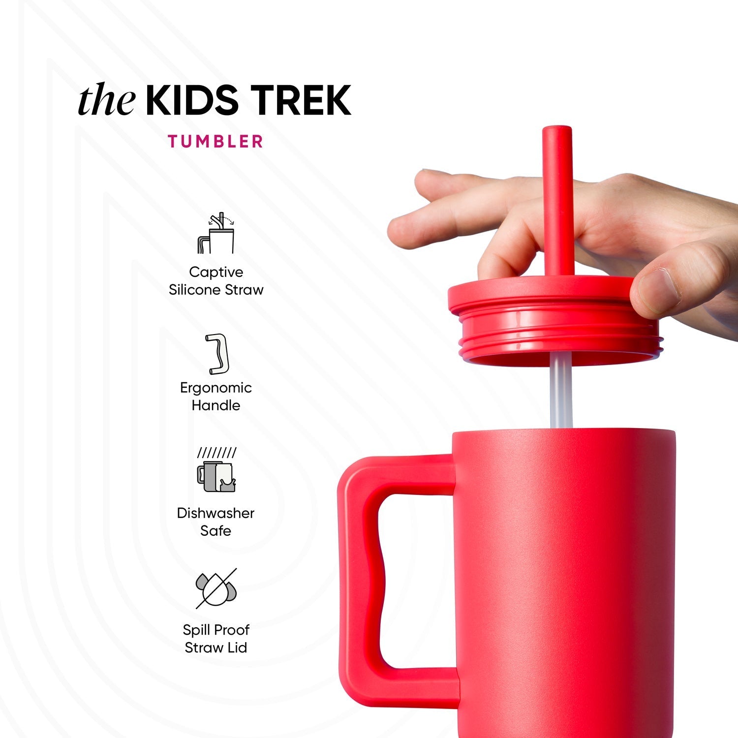 Trek Kids Tumbler with Silicone Straw Lid - Harry Potter Herbology