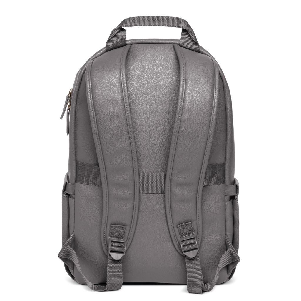 Vegan Leather Legacy Backpack - Gray