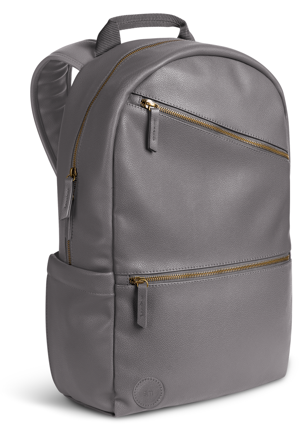 Vegan Leather Legacy Backpack - Gray