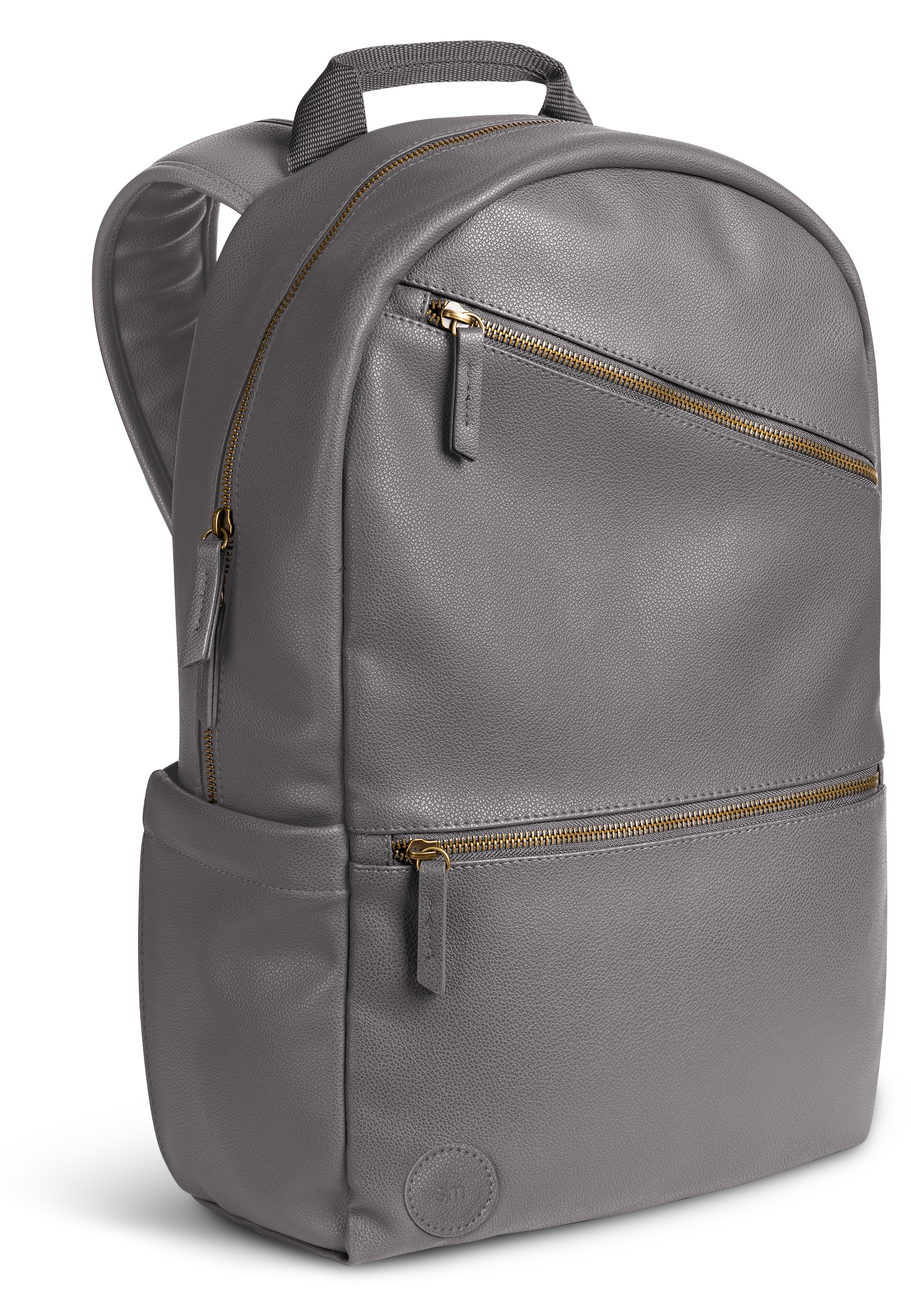 Vegan Leather Legacy Backpack - Gray