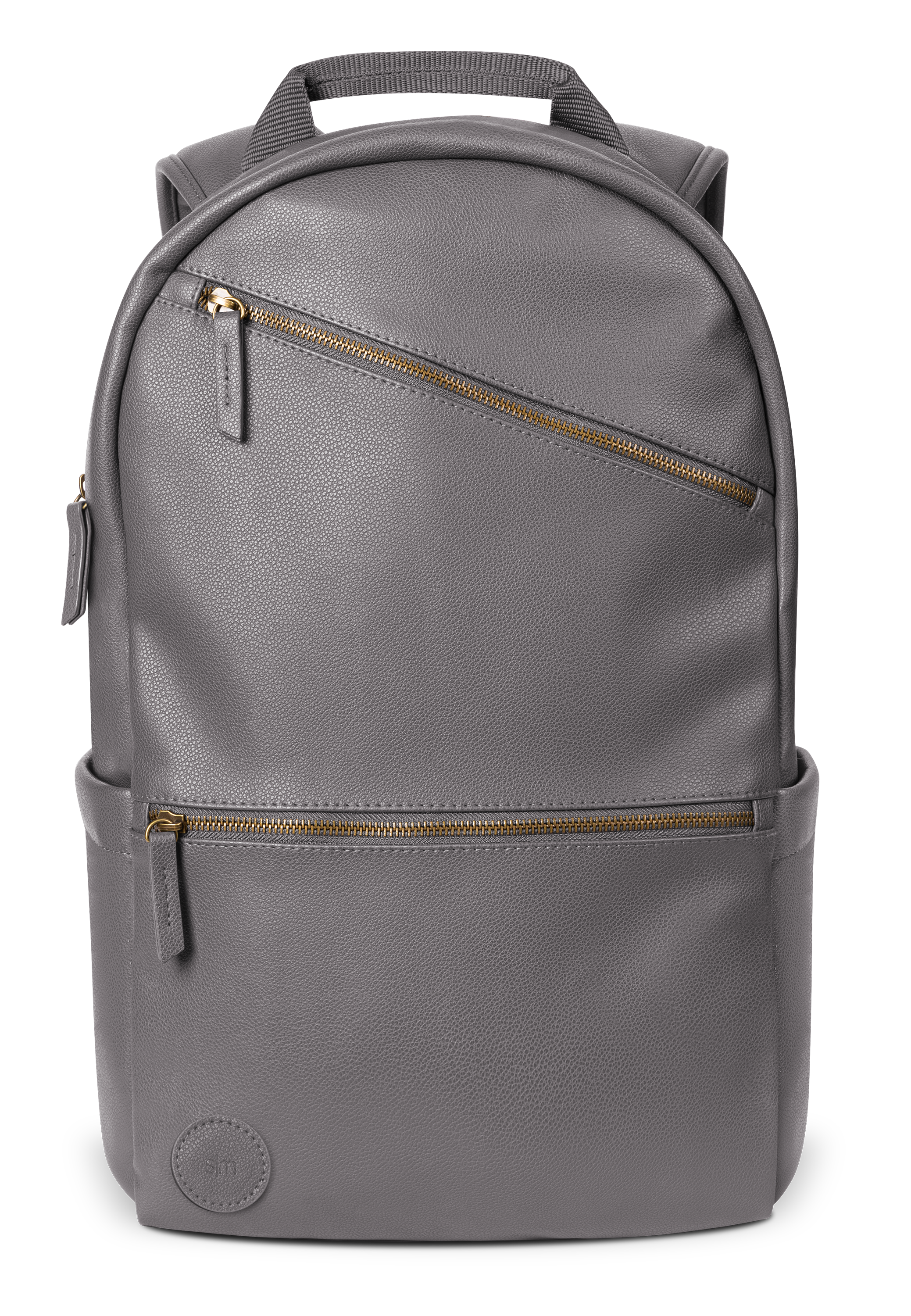 Vegan Leather Legacy Backpack - Gray