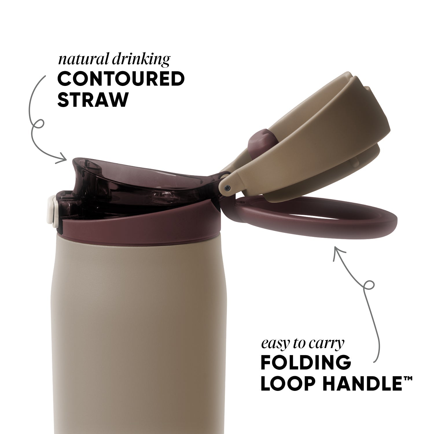 Mesa Loop with Covered Straw - Hazelnut Mix