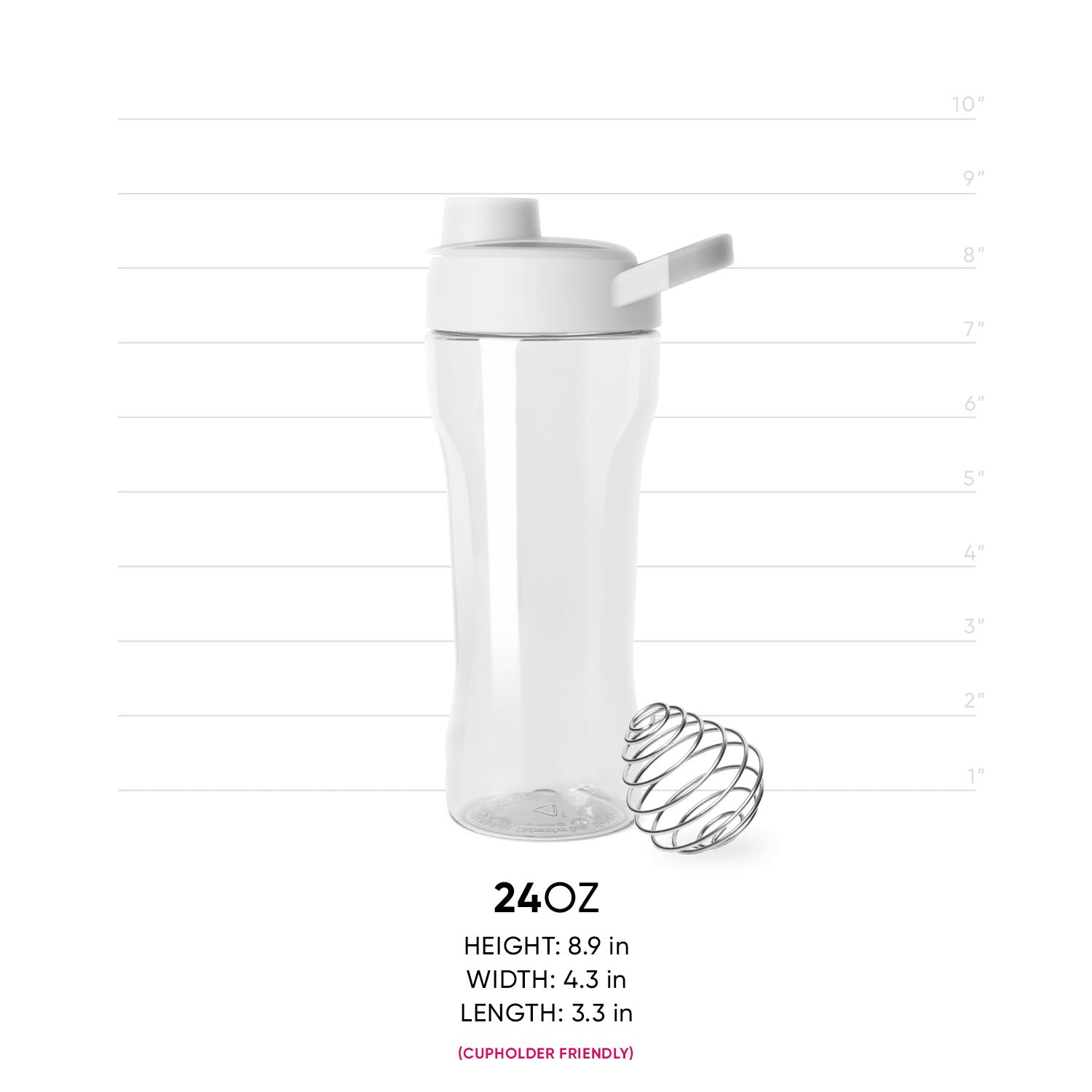 Rally Protein Shaker - Winter White