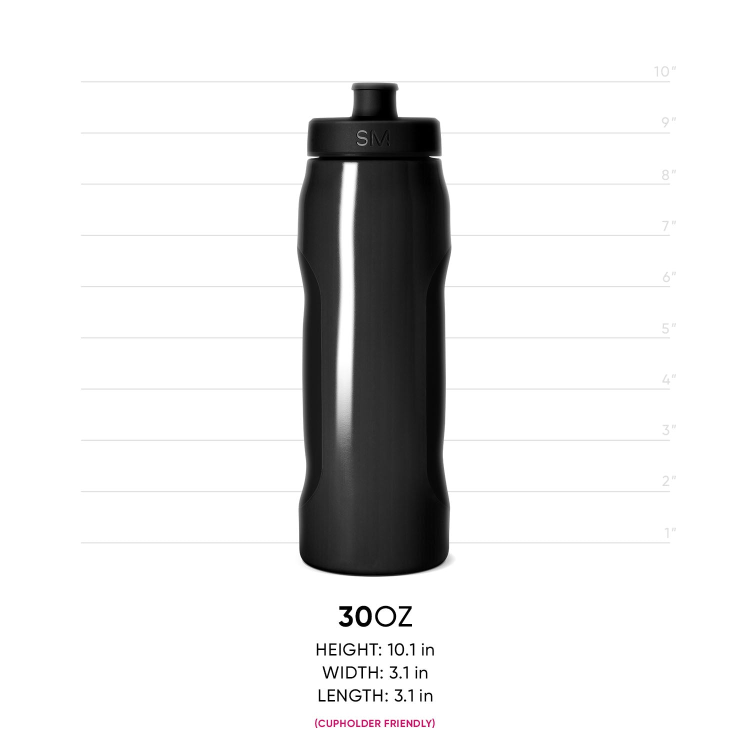 Rally Squeeze Bottle - Midnight Black