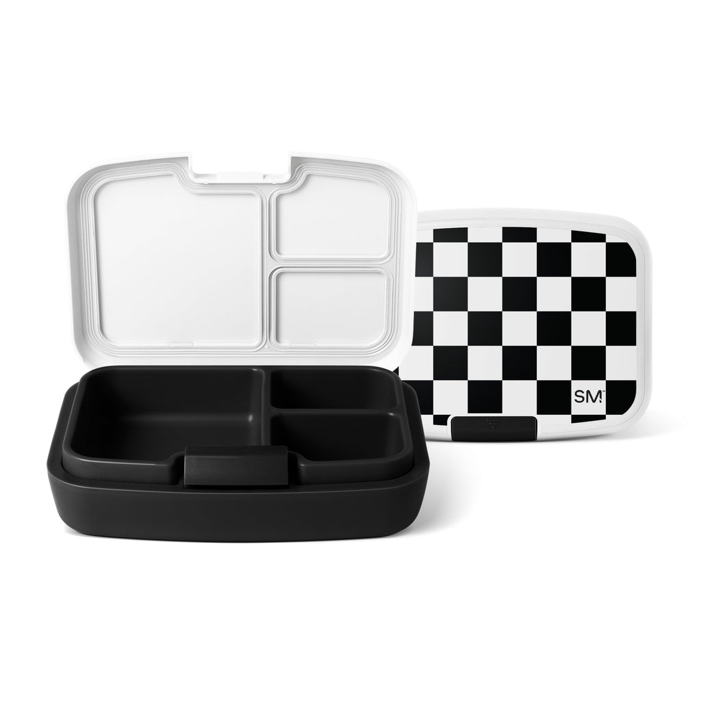 Porter Bento Box - Black and White Checkmate