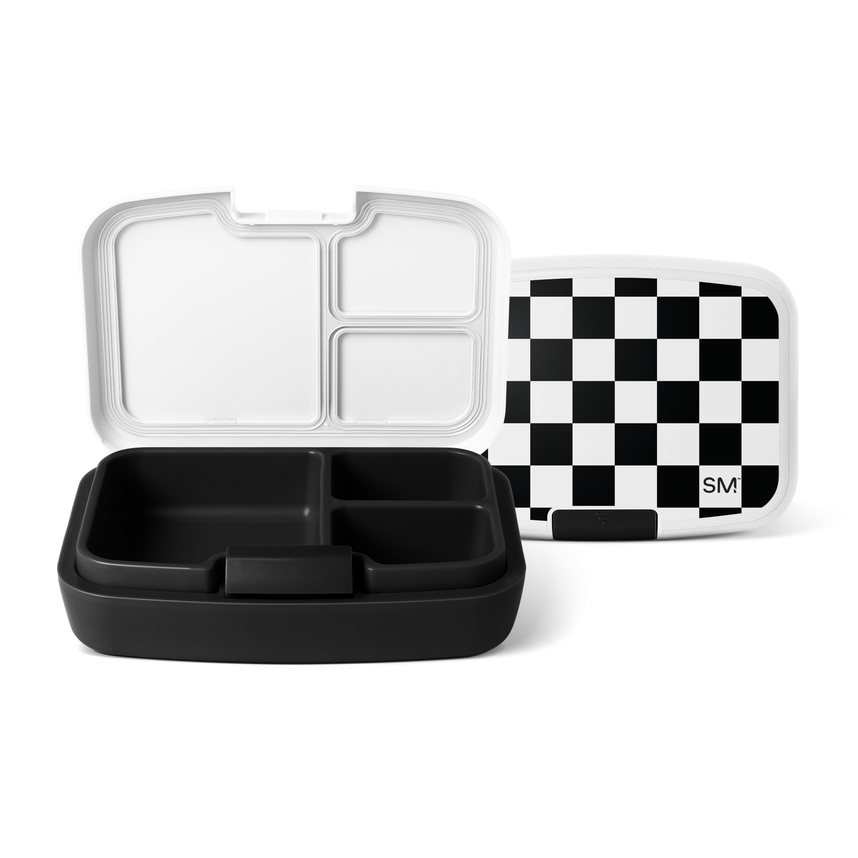 Porter Bento Box - Black and White Checkmate