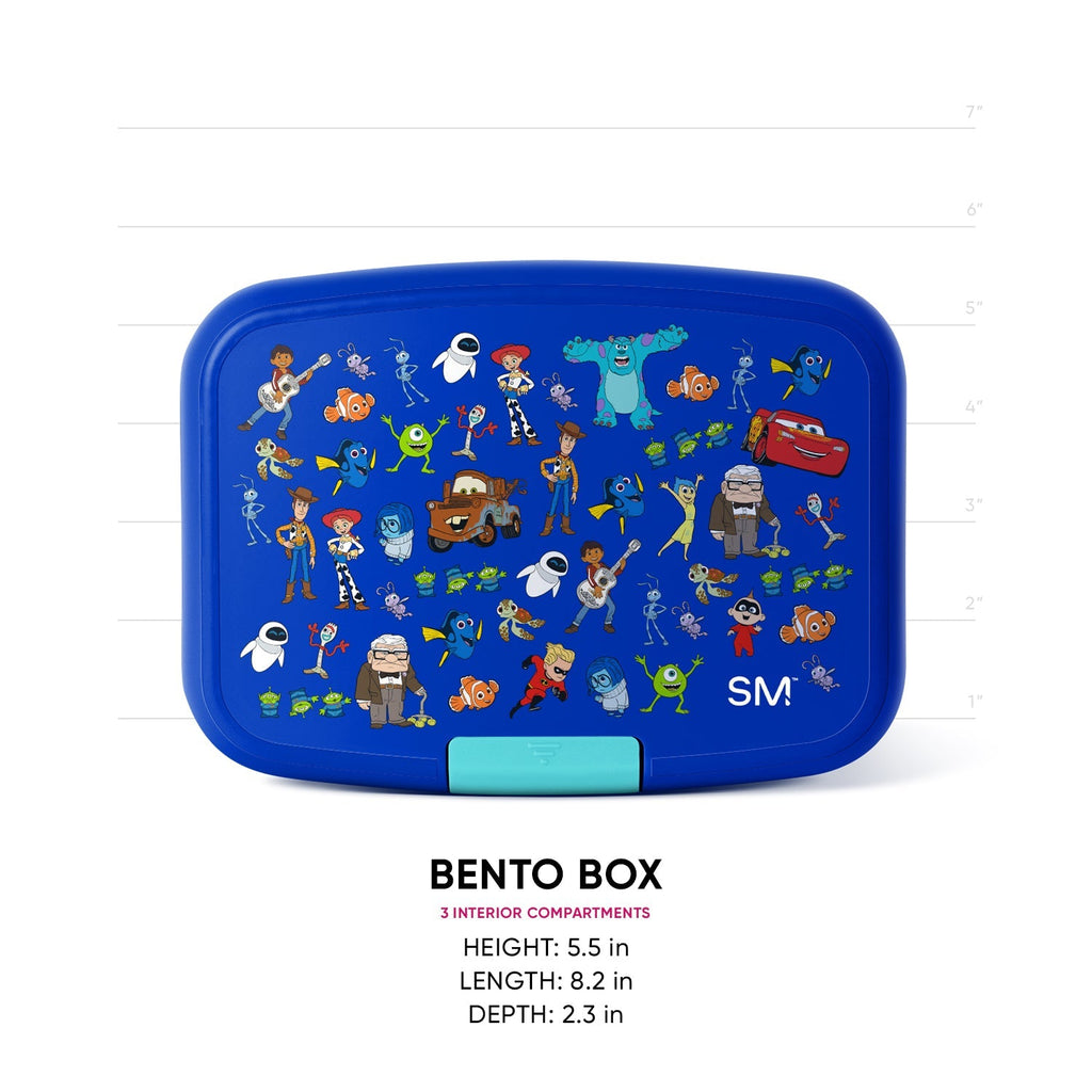 Porter Bento Box - Pixar Mashup on Blue