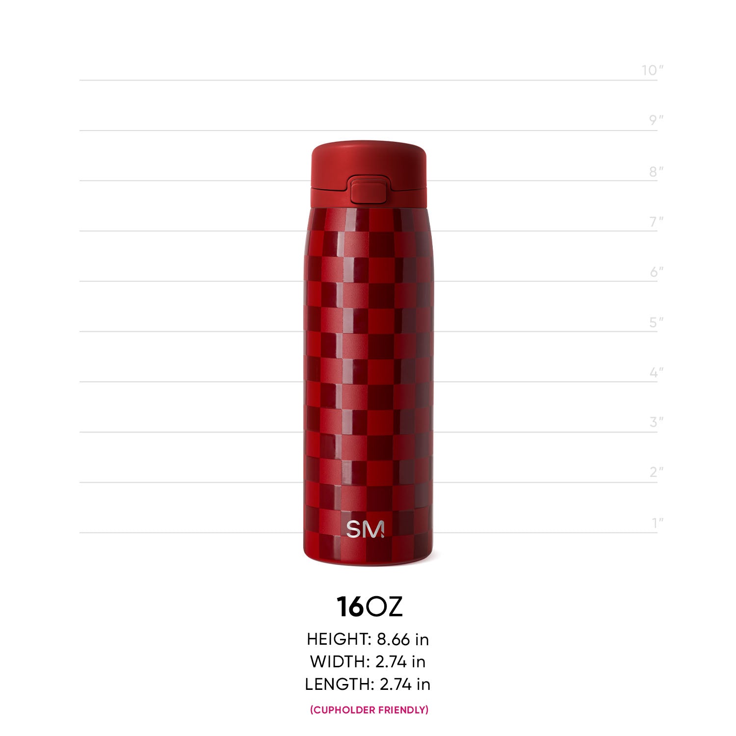 Sidekick Coffee Tumbler - Red Cottage Checkmate
