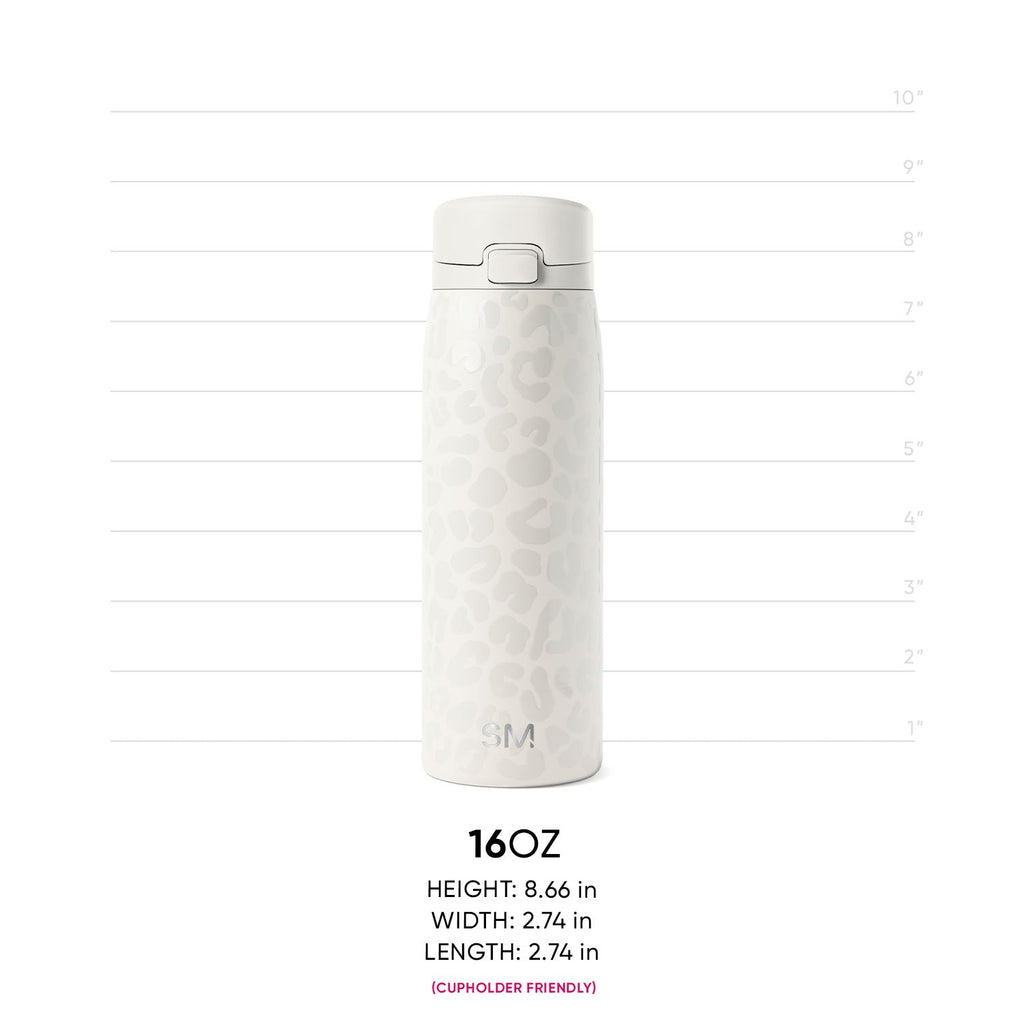 Sidekick Coffee Tumbler - Cream Leopard