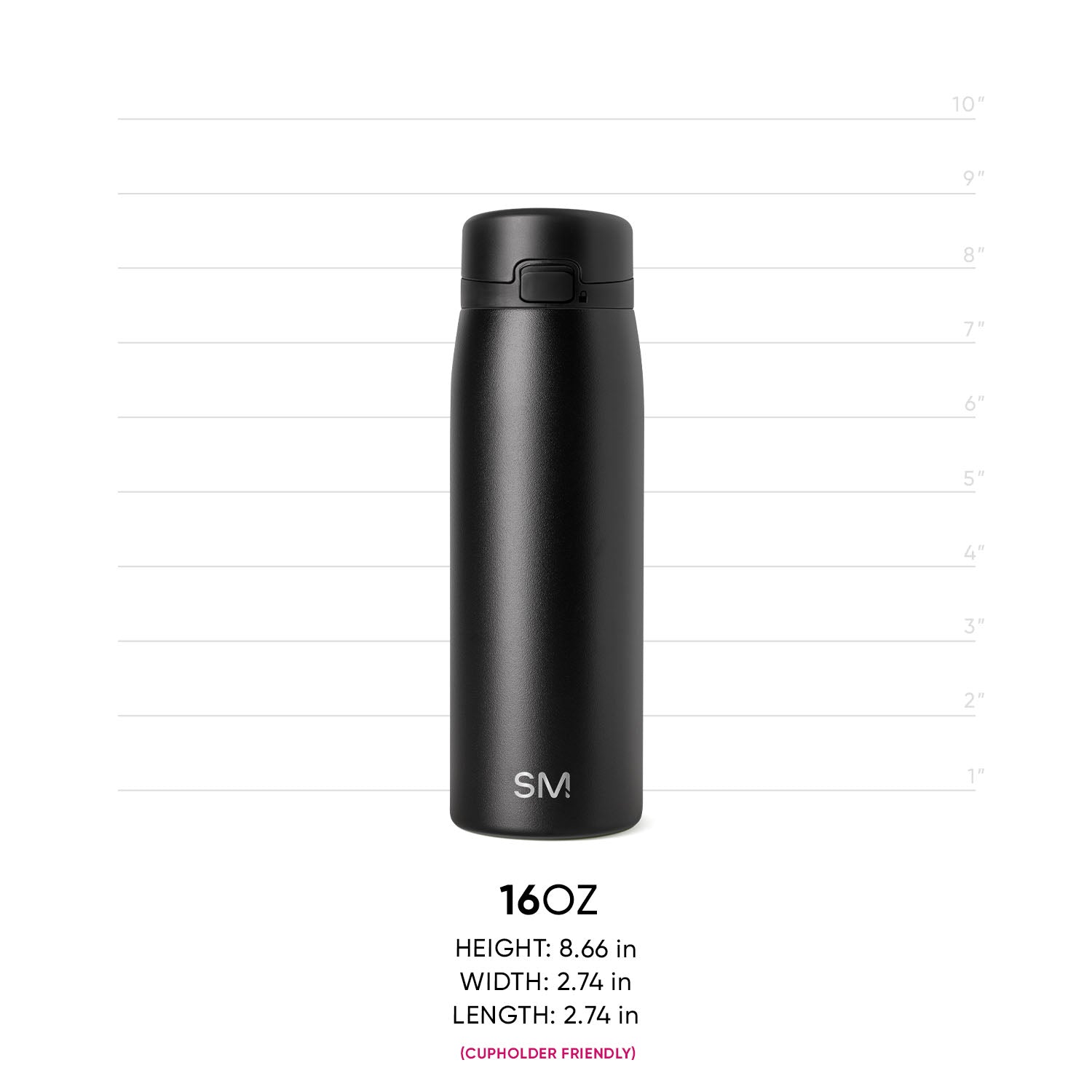 Sidekick Coffee Tumbler - Midnight Black