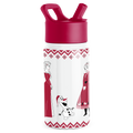 Summit Kids Water Bottle with Straw Lid - Frozen Red Dress Winter