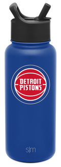 NBA Summit Water Bottle with Straw Lid - 32oz - Detroit Pistons