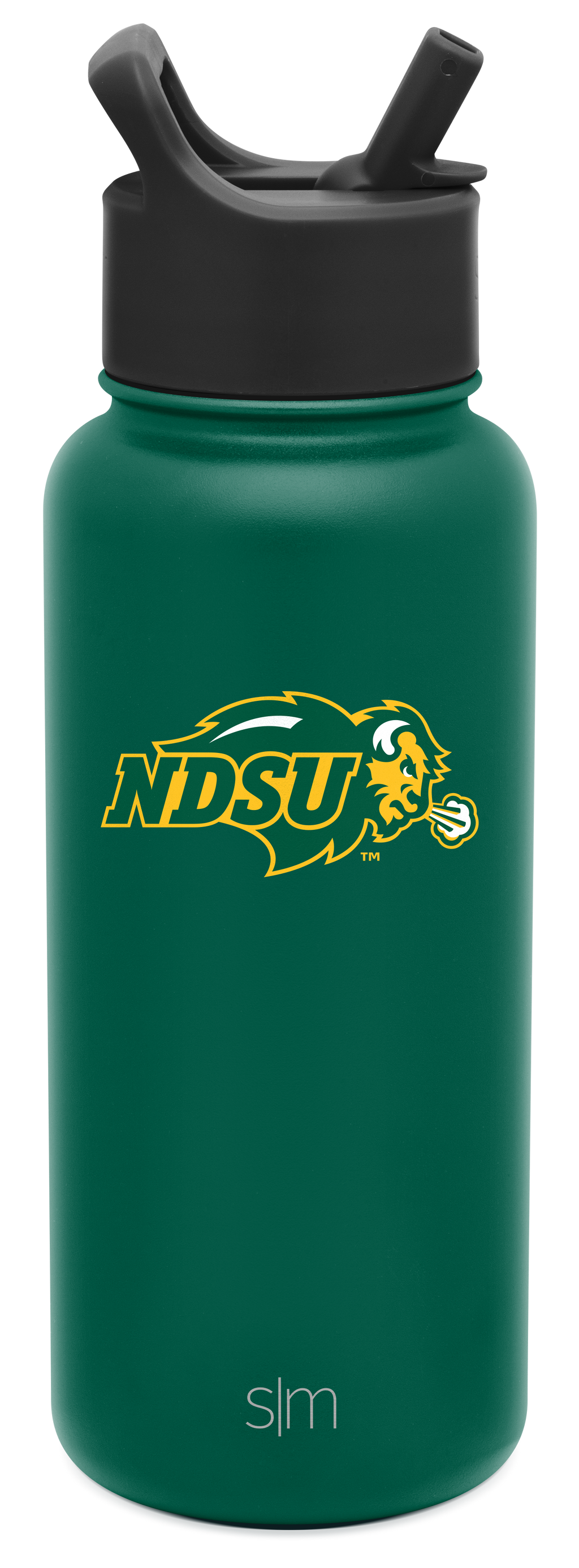 Collegiate Summit Water Bottle with Straw Lid - North Dakota State