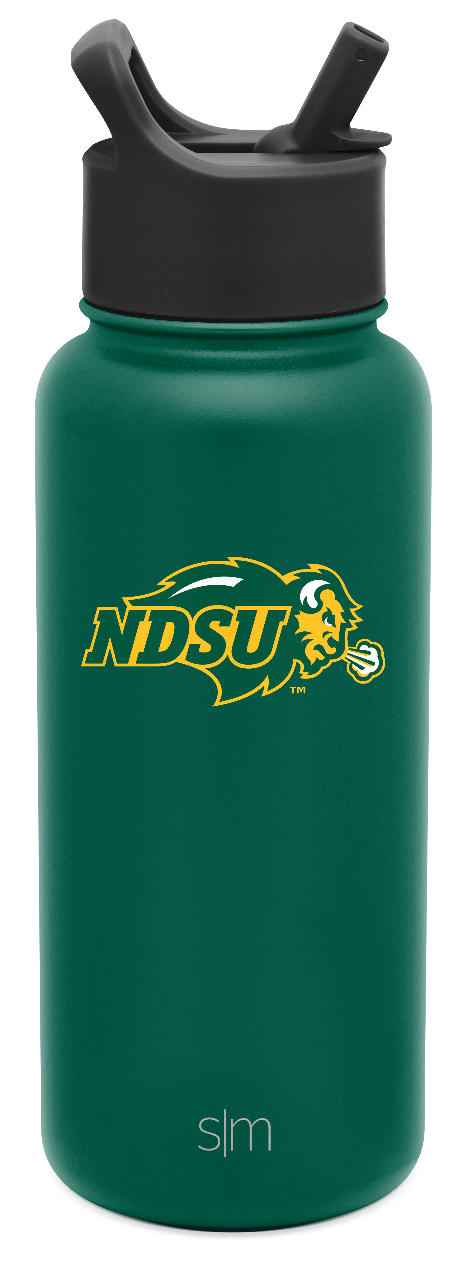 Collegiate Summit Water Bottle with Straw Lid - North Dakota State