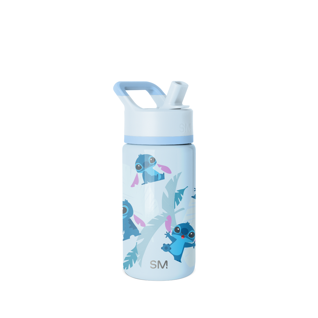 Summit Kids Water Bottle with Straw Lid - Tropical Stitch