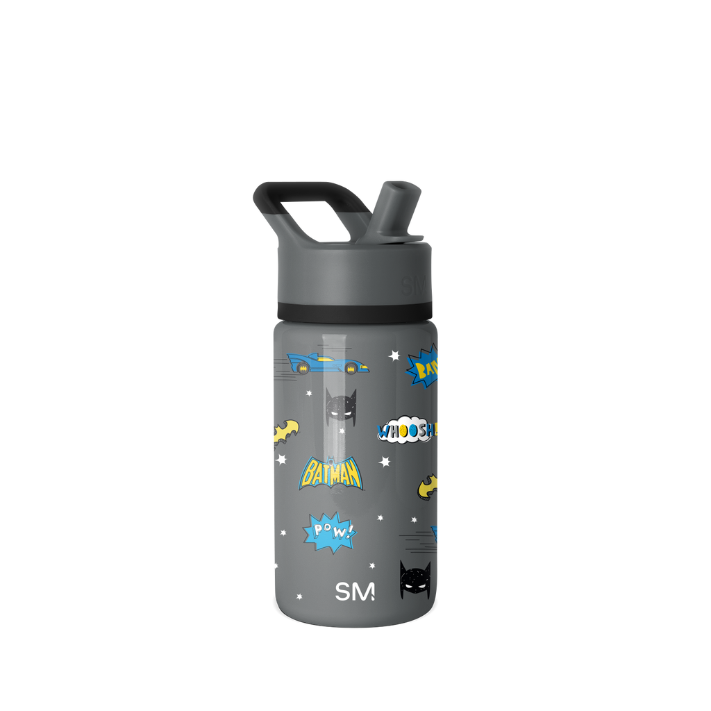 Summit Kids Water Bottle with Straw Lid - Batman POW!
