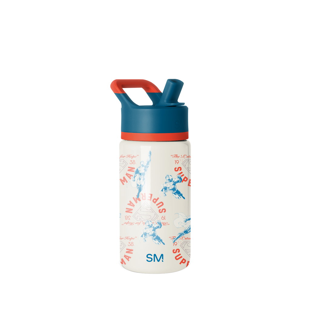 Summit Kids Water Bottle with Straw Lid - Superman Stand for Hope