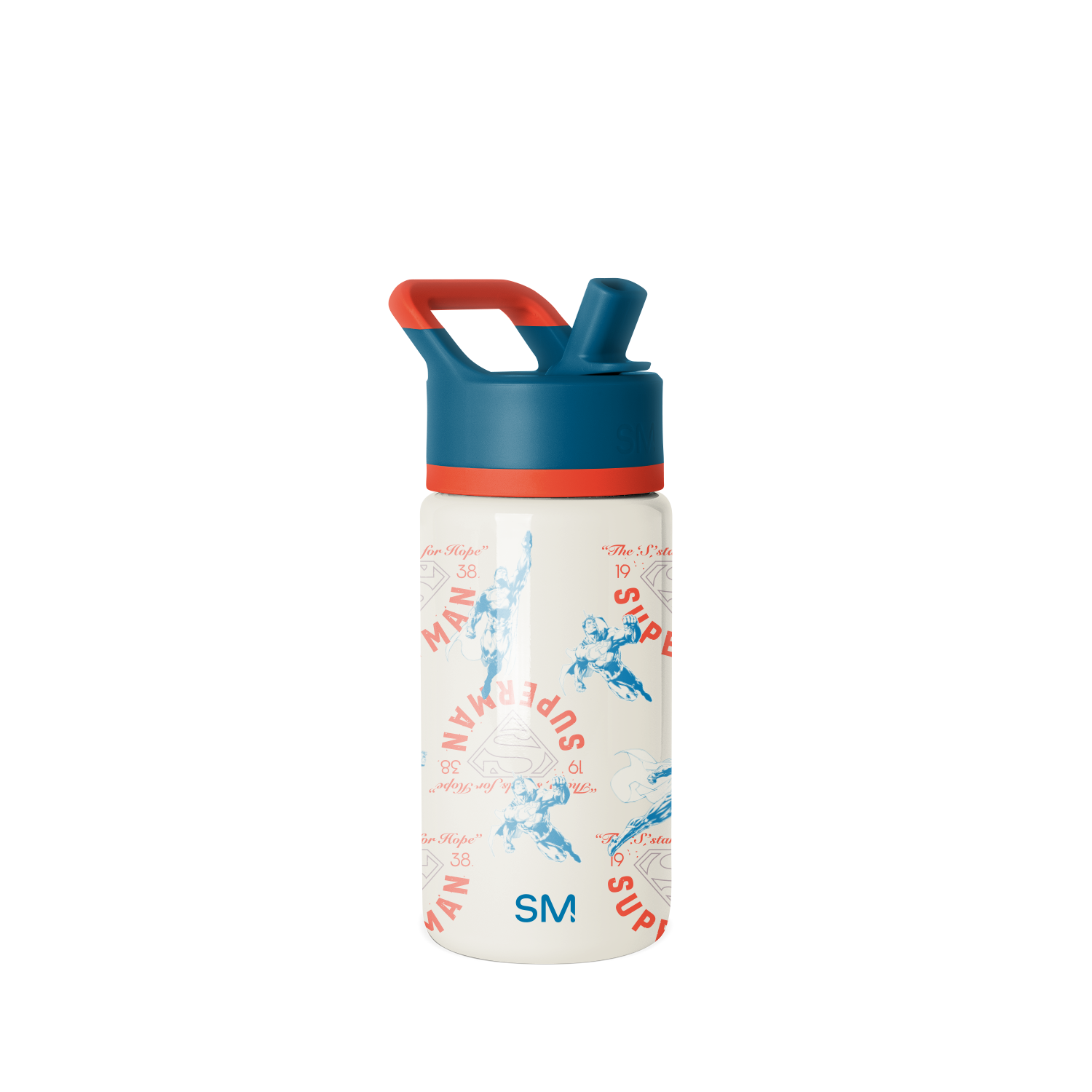 Summit Kids Water Bottle with Straw Lid - Superman Stand for Hope