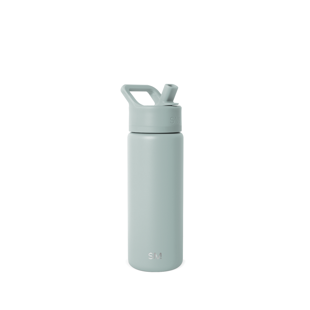 Summit Kids Water Bottle with Straw Lid - Sea Glass Sage