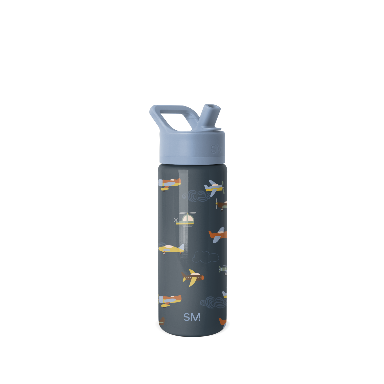 Summit Kids Water Bottle with Straw Lid - Wheels Up