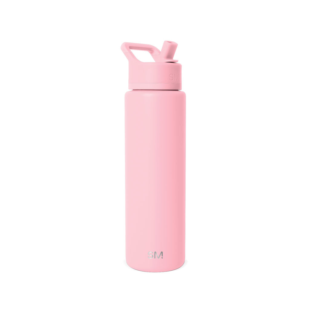 Summit Water Bottle with Straw Lid - Blush